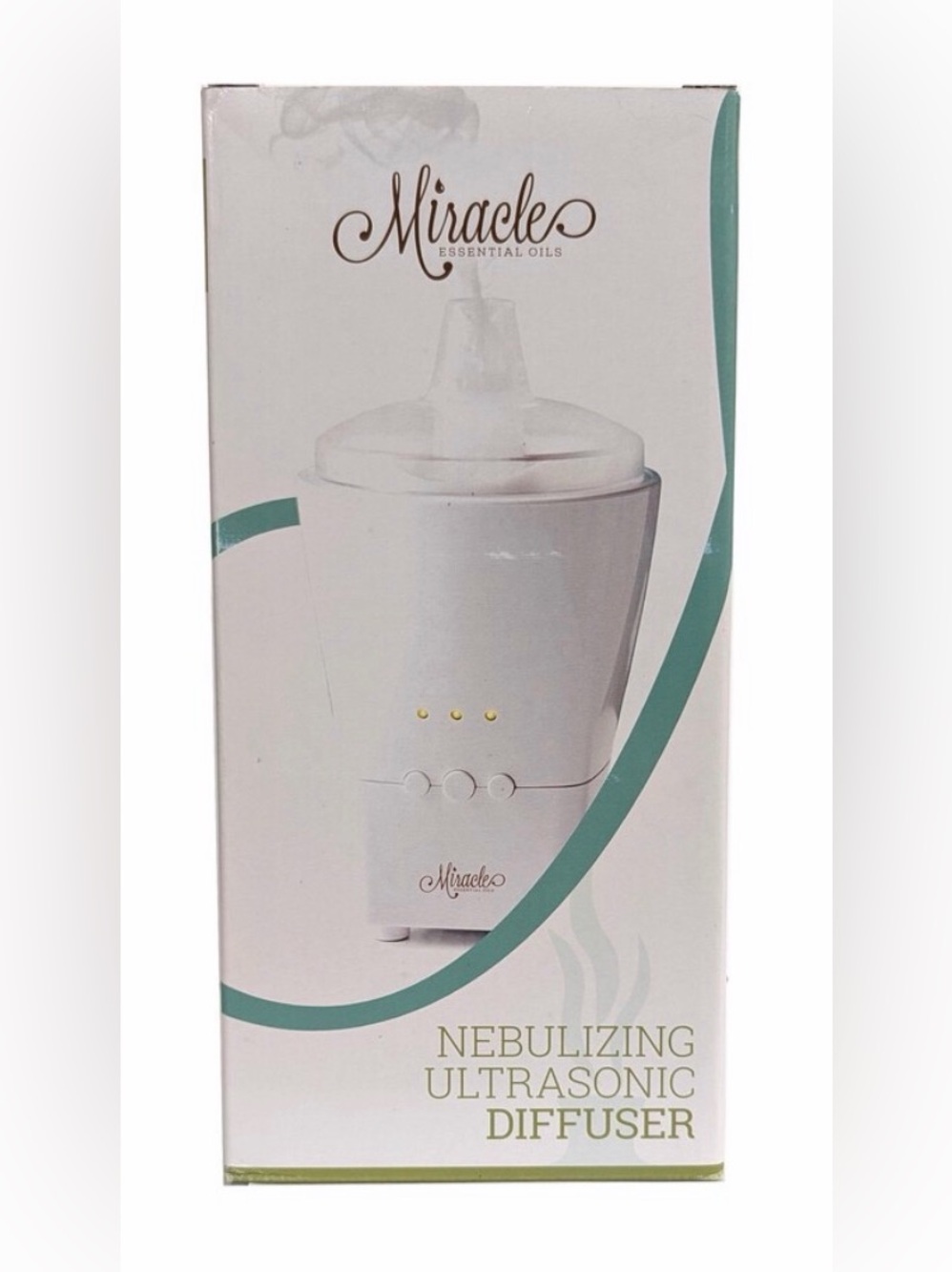 Miracle Essential Oils Nebulizing Ultrasonic Diffuser New In Box
